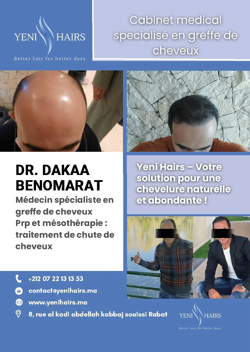 Image pour YENI HAIRS – Greffe de cheveux Maroc